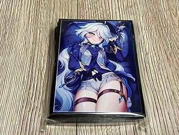 ミッドナイトブルー　原神　水中　フリーナ　スリーブ　プレイマット Amazon.co.jp: ミッドナイトブルー スリーブ 原神 水中 フリーナ